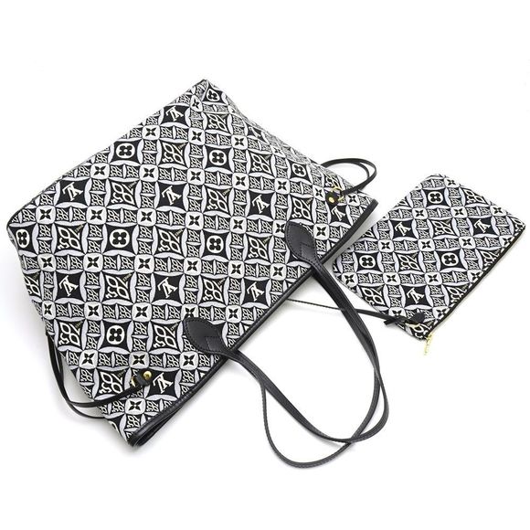 Louis Vuitton Neverfull MM Jacquard Tote Bag - Picture 4 of 6